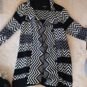 Lucky brand Chevron print sweater